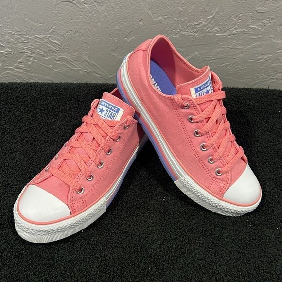 🔥🔥 CONVERSE All-Star EVA LIFT Low Sneakers Pink/Purple Women Sz 6.5 - PERFECT - Picture 3 of 13
